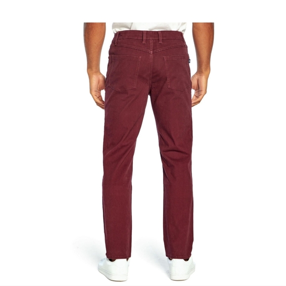 🆕️ GAP 40x30 5 Pocket Pant slim fit NWT Zinfandel maroon burgundy - Picture 2 of 4